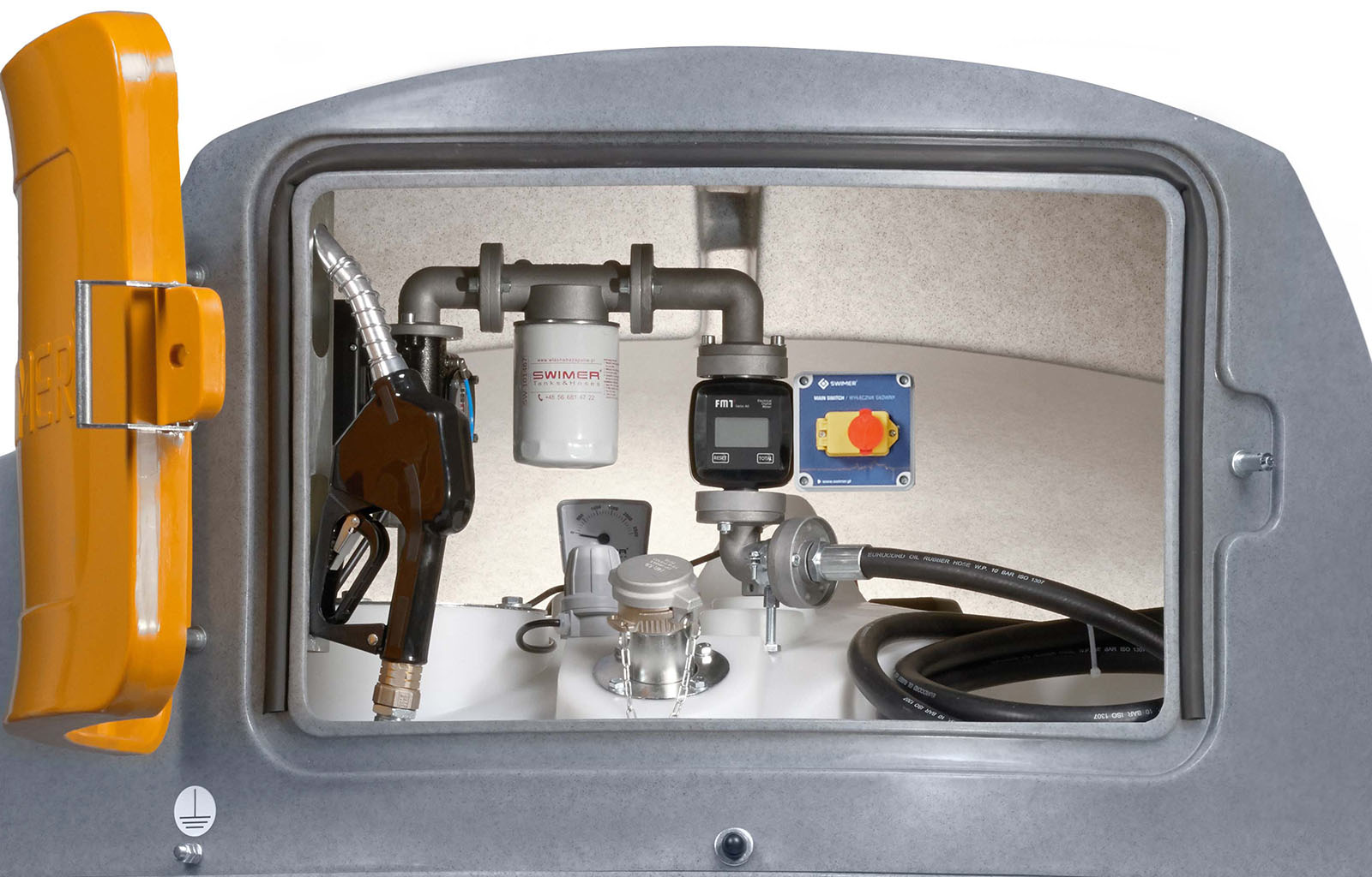 Cuve de stockage GNR trappe equipemet standard fond blanc — Agri Distri