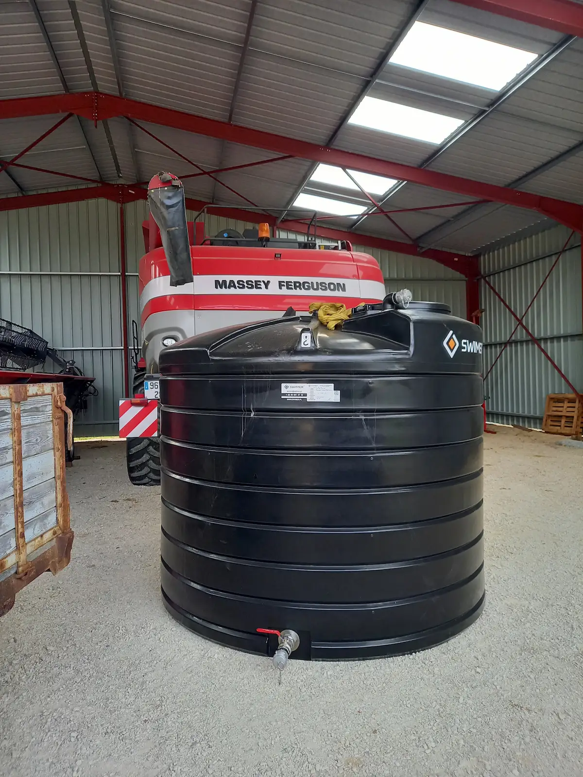 Cuve eau 7500L dans un GAEC à Bonneval Eure-et-Loir (28) — Agri Distri
