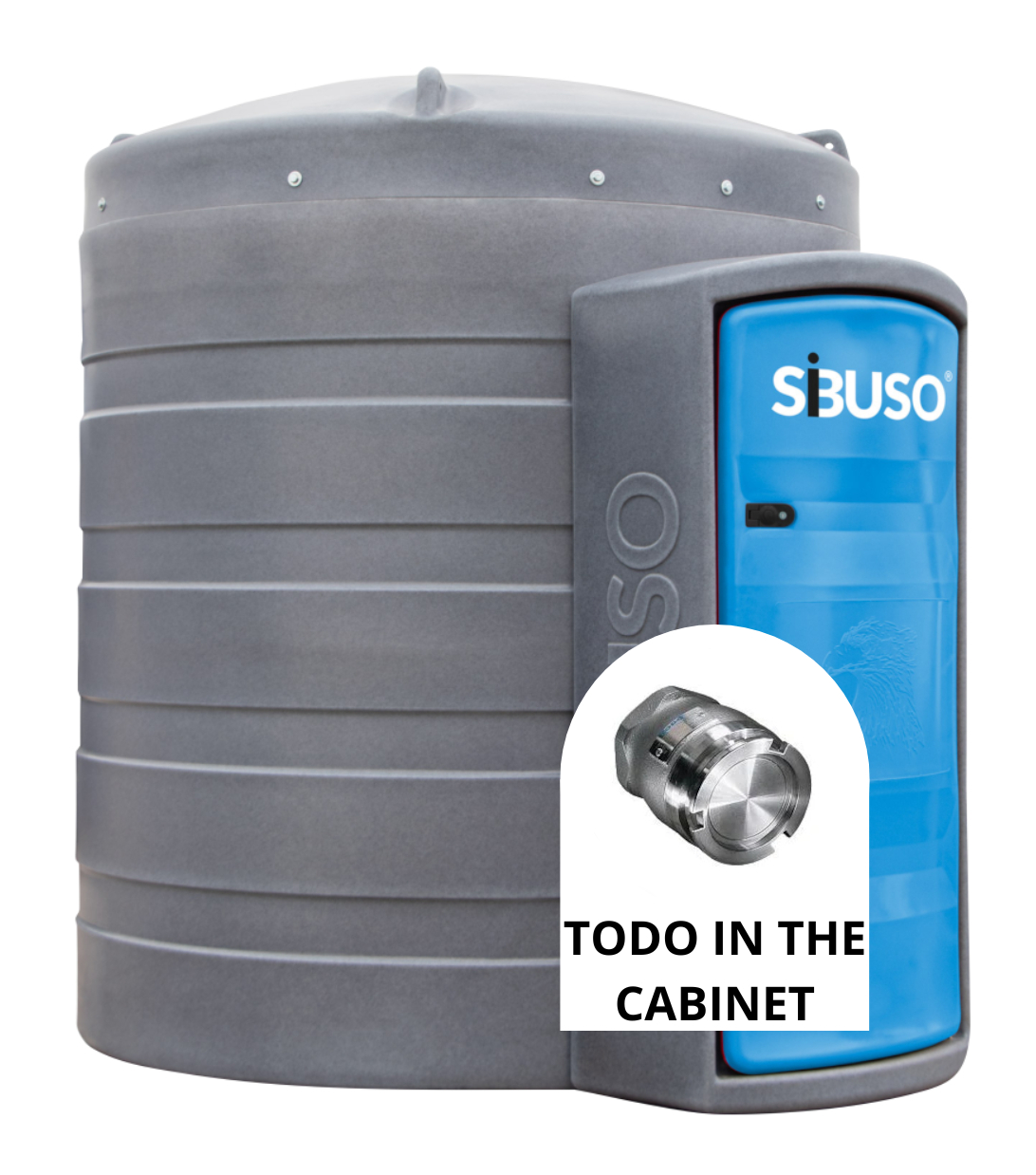 Cuve AdBlue 5000L Pro double paroi grande porte — Agri Distri