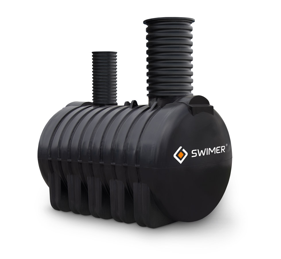 Cuve eau enterrée PE 6000L noire PEHD — Agri Distri