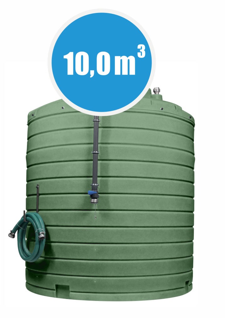 Cuve engrais azote équipée 10000L avec pompe double paroi — Agri Distri